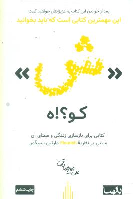 ش کو؟!ه کتابی برای بازسازی زندگی و معنای آن مبتنی بر نظریه مارتین سلیگمن